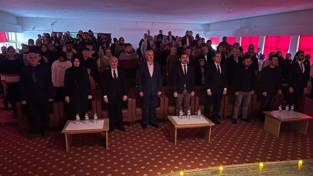 12 Mart İstiklal Marşı'nın Kabulü ve Mehmet Akif ERSOY'u Anma Programı Gerçekleşti
