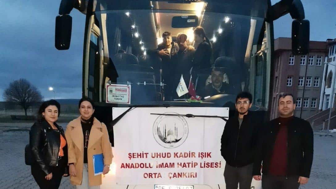 Şehit Uhud Kadir IŞIK Anadolu İmam Hatip Lisesi Çanakkale Bursa Gezisi Düzenledi 